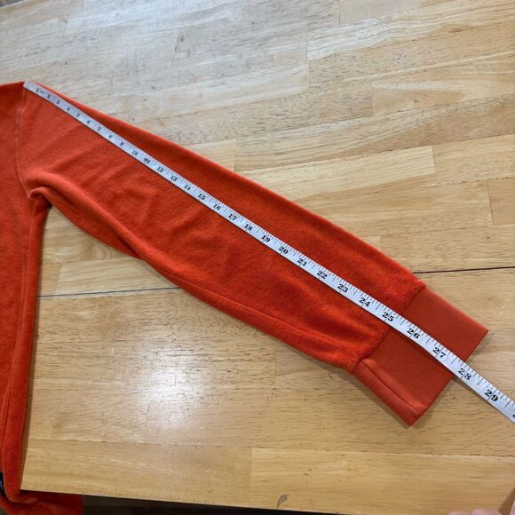 J Lawrence Khakis of Carmel Pullover Hoodie Top Terry Cotton Coastal Casual M/L - Picture 12 of 12